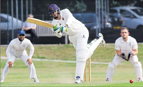  ?? Picture: Andy Jones FM14058001 ?? Matt White batting for The Mote against Dartford at Hesketh Park on Saturday