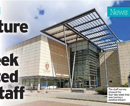 Positive picture of ongoing four-day week trial is painted by council ...