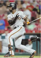  ?? AP PHoto ?? GIANT PICKUP: Andrew McCutchen was traded by San Francisco to the Yankees in advanced of last night’s deadline to be eligible for postseason rosters.