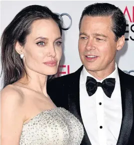  ??  ?? Change of heart... Angelina Jolie and Brad Pitt’s divorce may be off