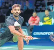  ?? AFP FILE ?? Kidambi Srikanth made short work of his match against France’s Lucas Corvee to win in 34 minutes.