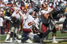  ?? Photo by John McDonnell / The Washington Post ?? The struggling Washington Redskins, based on data from the last 29 seasons, have a 15 percent chance to make the playoffs after dropping to 0-2 Sunday.