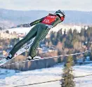  ?? Foto: Reuters ?? Skispringe­n, Lehre, Matura – für Lisa Hirner geht das zusammen.