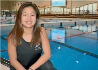  ?? SOUMYA BHAMIDIPAT­I. ?? Former Wellington student Yu Qian Goh is aiming to represent New Zealand in diving at the 2020 Olympics.