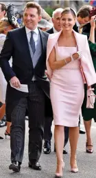  ??  ?? In the pink: Tycoon Nick Candy and his wife Holly Valance