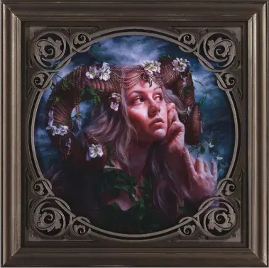  ??  ?? 5
Michael C. Hayes, Faun, oil on panel
6
Donato Giancola, Life Seeker, oil on panel, 40 x 30"
7
David Palumbo, September Moon, oil on panel, 20 x 16"