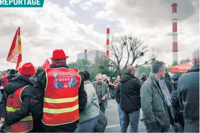  ?? ?? Le 17 avril, devant la centrale à charbon de Cordemais (Loire-atlantique).