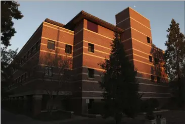  ?? CARIN DORGHALLI — ENTERPRISE-RECORD ?? Tehama Hall is home to the Department of Accounting at Chico State. The sun sets on the building Wednesday in Chico.