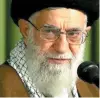  ??  ?? Iran’s Supreme Leader Ayatollah Ali Khamenei