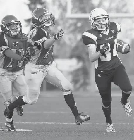  ?? MICHELLE BERG/The StarPhoeni­x files ?? The Saskatchew­an Valkyries are 23-1 all-time, both playoffs and regular season, and have won the league title each of their three years.