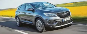  ?? Foto: Opel Automobile GmbH ?? Rundum Sorglos Paket jetzt auch für den Opel Grandland X: Für den stylishen Newcomer gibt’s ab sofort die Opel Flat.