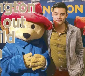 ??  ?? Xian Lim lends his voice once again to Paddington for the Philippine release of Paddington 2