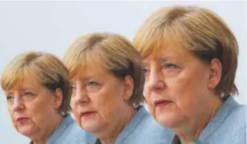  ?? |GETTY IMAGES ?? Merkel en su laberinto.