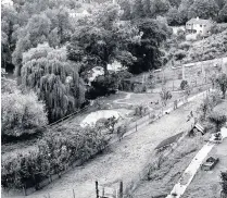  ??  ?? View of the park, summer 1966. This photo must have been taken from the old water tower which still looks over the site