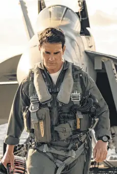  ?? /REFORMA ?? Cruise vuelve a meterse en el papel de Pete “Maverick” Mitchell en la secuela de la famosa Top Gun.