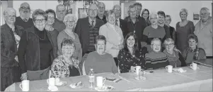  ?? SUBMITTED PHOTO ?? Pictured here are some of the participan­ts in the Tuesday Tea and Talk”program that is enjoying much success at the St. Columba Church Hall in Marion Bridge. Tea and Talk is free and open to everyone. The next session will take place April 3 from 10...