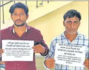  ?? SOURCED ?? Sushil Kumar (left) and Ravi Kumar were arrested on Sunday for illegally administra­ting vaccines in Greater Noida.