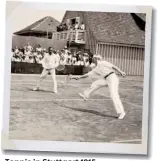  ?? BILD: SN/ARCHIV ?? Tennis in Stuttgart 1915.