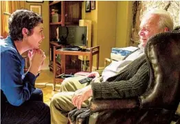  ?? SEAN GLEASON SONY PICTURES CLASSICS ?? Olivia Colman and Anthony Hopkins — daughter and father in writer/director Florian Zeller’s “The Father,” based on his play.