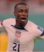  ?? AP ?? Il pericolo Timothy Weah, 22 anni, figlio d’arte, guiderà l’attacco degli Stati Uniti