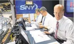  ?? DAILY NEWS PHOTO ?? Mets broadcasts by Gary Cohen, Ron Darling and Keith Hernandez could have chemistry issues due to health protocols.