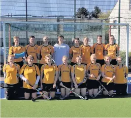  ??  ?? The Loughborou­gh Carillon Mixed Hockey Club’s A team which has won the Leicesters­hire and Rutland Division One title for the first time in 12 years.