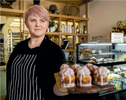  ?? DAVID UNWIN/STUFF ?? Artisan bakery BABCO owner Alice Hocquard says a new cafe menu, starting in October, won’t be just paninis and scones but will put an ‘‘exotic and fresh’’ twist on Kiwi cafe fare.