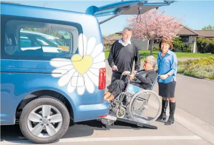  ?? ?? Driving Miss Daisy’s point of difference over other transport providers is the service offered — personal accompanim­ent and assistance.