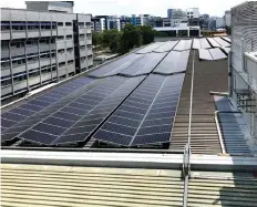  ?? LHN GROUP ?? LHN says it hopes to gradually cover most of the rooftop spaces at its properties with solar panels by rolling out the installati­on works in up to three sites per year