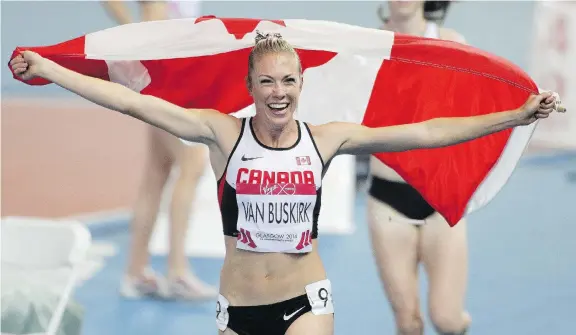  ?? CLAUS ANDERSEN ?? This weekend’s NACAC Championsh­ips mark Kate Van Buskirk’s 10th time as part of a Canadian team, but competing at home in Toronto is what makes this one special.