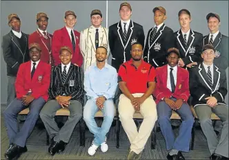  ?? Picture: SUPPLIED ?? FOCUSED: The Border U17 cricket team poses for a picture at their capping ceremony held at the weekend