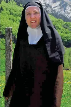  ?? ?? Devout: Lisa had been known as Sister Mary Elizabeth