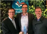  ?? PHOTO: CONTRIBUTE­D ?? REGIONAL WINNERS: Travis Smith, Julian Collins and Ryan Colclough from Mortgage Choice in Toowoomba.