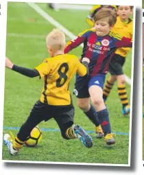  ??  ?? Borough Green Colts under-9s Vinters Valley under-9s