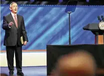  ?? Tony Gutierrez / Associated Press ?? Pastor Robert Jeffress, one of Trump’s evangelica­l allies, urged his followers to pray for Biden, even if it is “a bitter pill.”