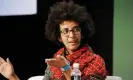  ?? White/Getty Images for TechCrunch ?? Gebru speaking at the TechCrunch Disrupt conference in 2018. Photograph: Kimberly
