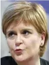  ??  ?? Nicola Sturgeon