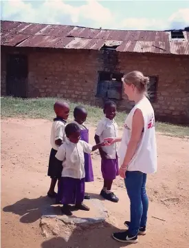  ?? FOTO: PRIVAT ?? I Kenya var epidemiolo­gen Marissa Gripenberg med om att öppna en klinik i ett slumområde i kuststaden Mombasa.