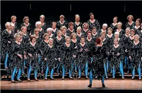  ??  ?? Singers in the South Waikato are invited to join the Waikato Rivertones Chorus which is is looking for new members.