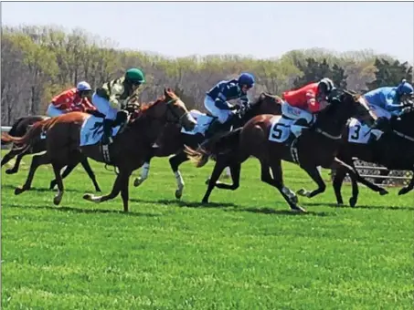  ?? SUBMITTED PHOTO ?? The sixth running of the Fair Hill Point-to-Point is officially scheduled for Easter Sunday, April 16.