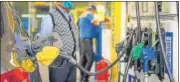  ?? HT PHOTO ?? The price of petrol in Delhi rose to ₹103.24 a litre.