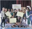  ?? ?? THE Miss Earth SA organisati­on show their support for Global Recycling Day with Miss Earth SA, Zabelo Hlabisa, in attendance.