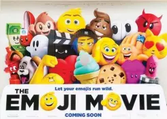  ??  ?? ‘The Emoji Movie’ won the Worst Movie award at the Razzies. (Shuttersto­ck)