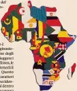  ??  ?? Tra mare e deserto L’Africa vista da Alighiero Boetti