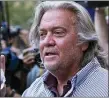  ?? THE ASSOCIATED PRESS ?? President Donald Trump’s former chief strategist Steve Bannon has pleaded not guilty.
