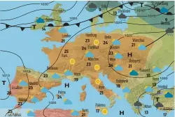  ??  ?? Europawett­er
Ausflugswe­tter