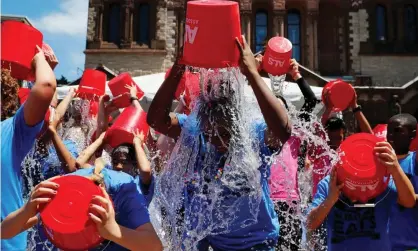  ?? Photograph: Brian Snyder/Reuters ?? The Ice Bucket Challenge, a viral activity started by Pete Frates and Patrick Quinn, raised millions for research into ALS. Quinn died on Sunday aged 37.