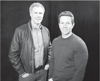  ?? TODD PLITT, USA TODAY ?? Will Ferrell and Mark Wahlberg are together again as mismatched dads in their new film, Daddy’s Home. They were mismatched detectives in 2010’s The Other Guys.