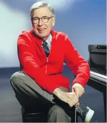  ?? SARA KRULWICH/THE NEW YORK TIMES ?? Fred Rogers gently invited millions of children to be his neighbour as host of the public television show “Mister Rogers’ Neighborho­od” for more than 30 years.