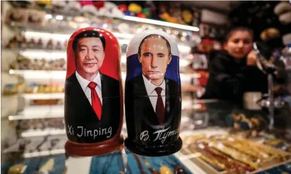  ?? Photograph: Yuri Kochetkov/EPA ?? Xi Jinping hopes to use the forum to promote China and Russia’s ‘multipolar’ worldview.